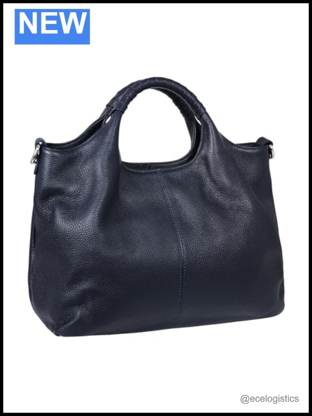 Genuine Leather Top Handle Satchel Bag Women Large Tote Shoulder Crossbody